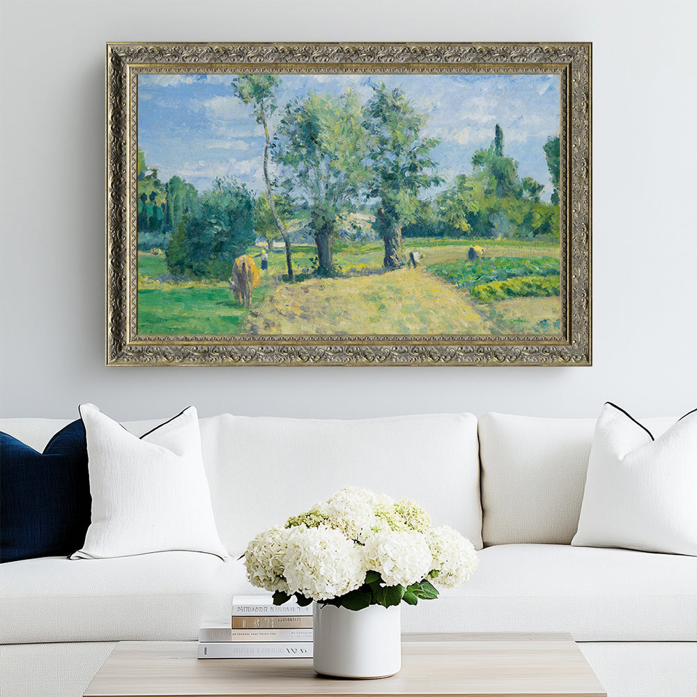 "The Horse In The Meadow" By Camille Pissarro