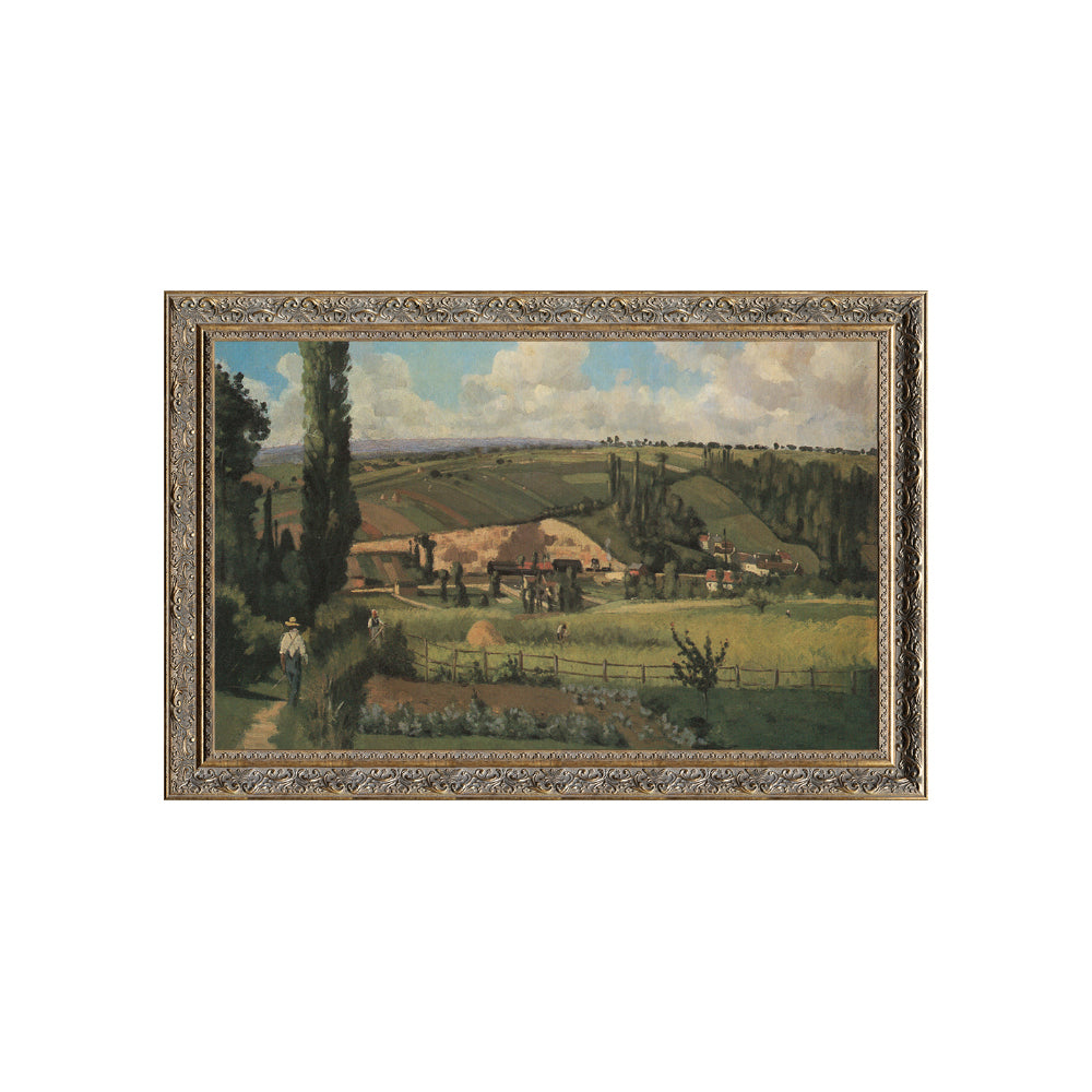 Landscape At Les Pâtis, Pontoise By Camille Pissarro