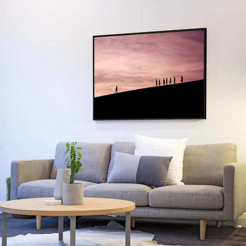 Journey At Dusk – Silhouette Canvas Wall Art