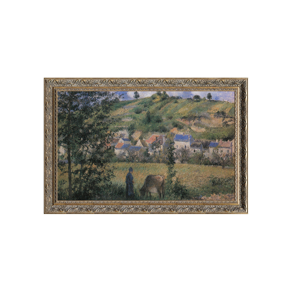 Landscape At Chaponval By Camille Pissarro