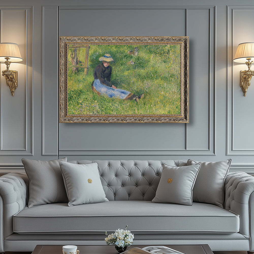 Woman With A Parasol Madame Monet By Claude Monet