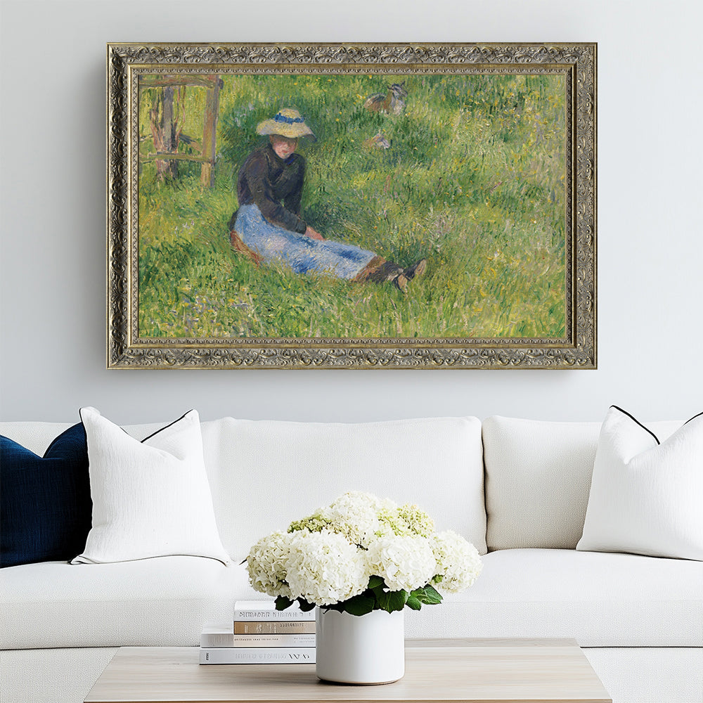 Woman With A Parasol Madame Monet By Claude Monet