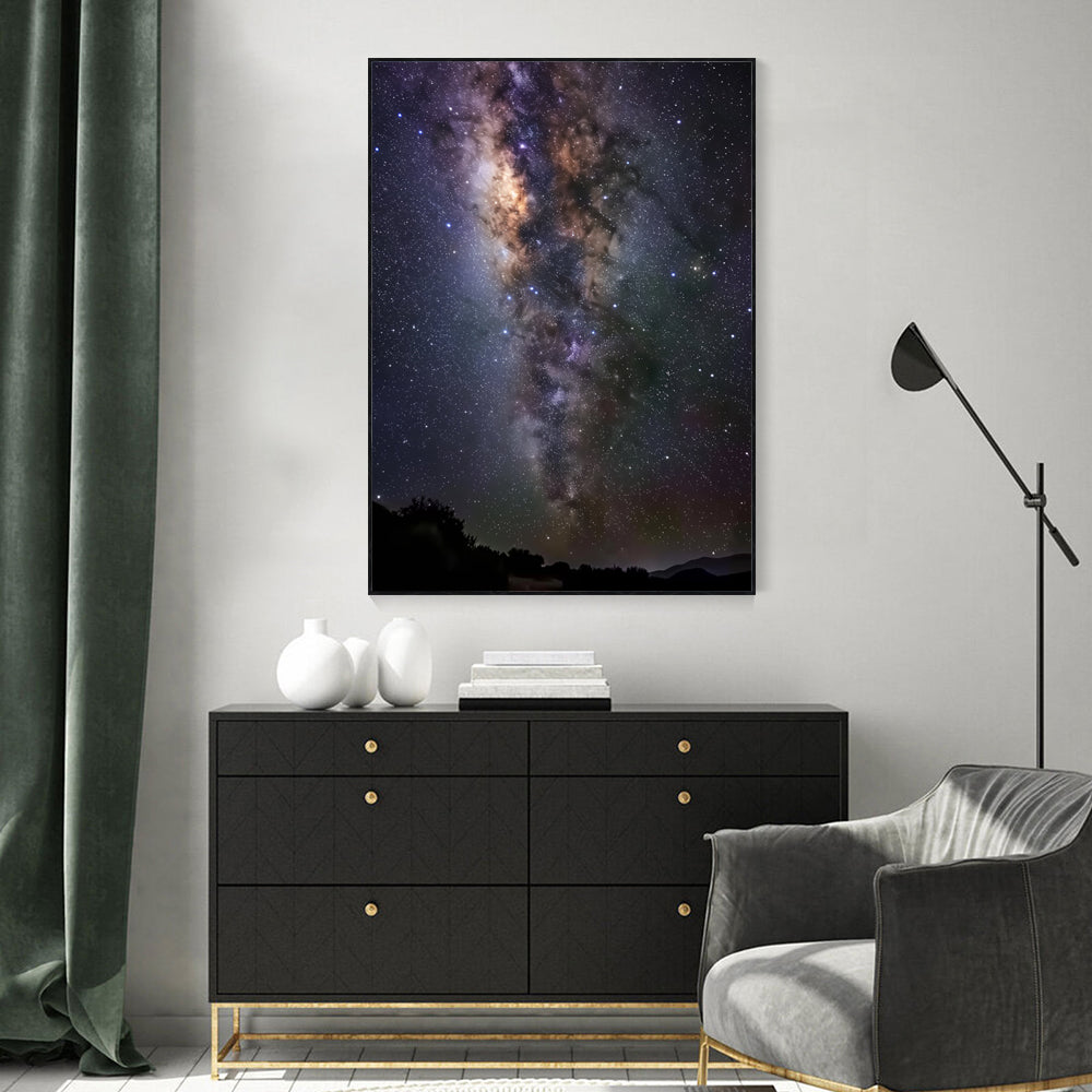 Eternal Galaxy Milky Way Canvas Wall Art