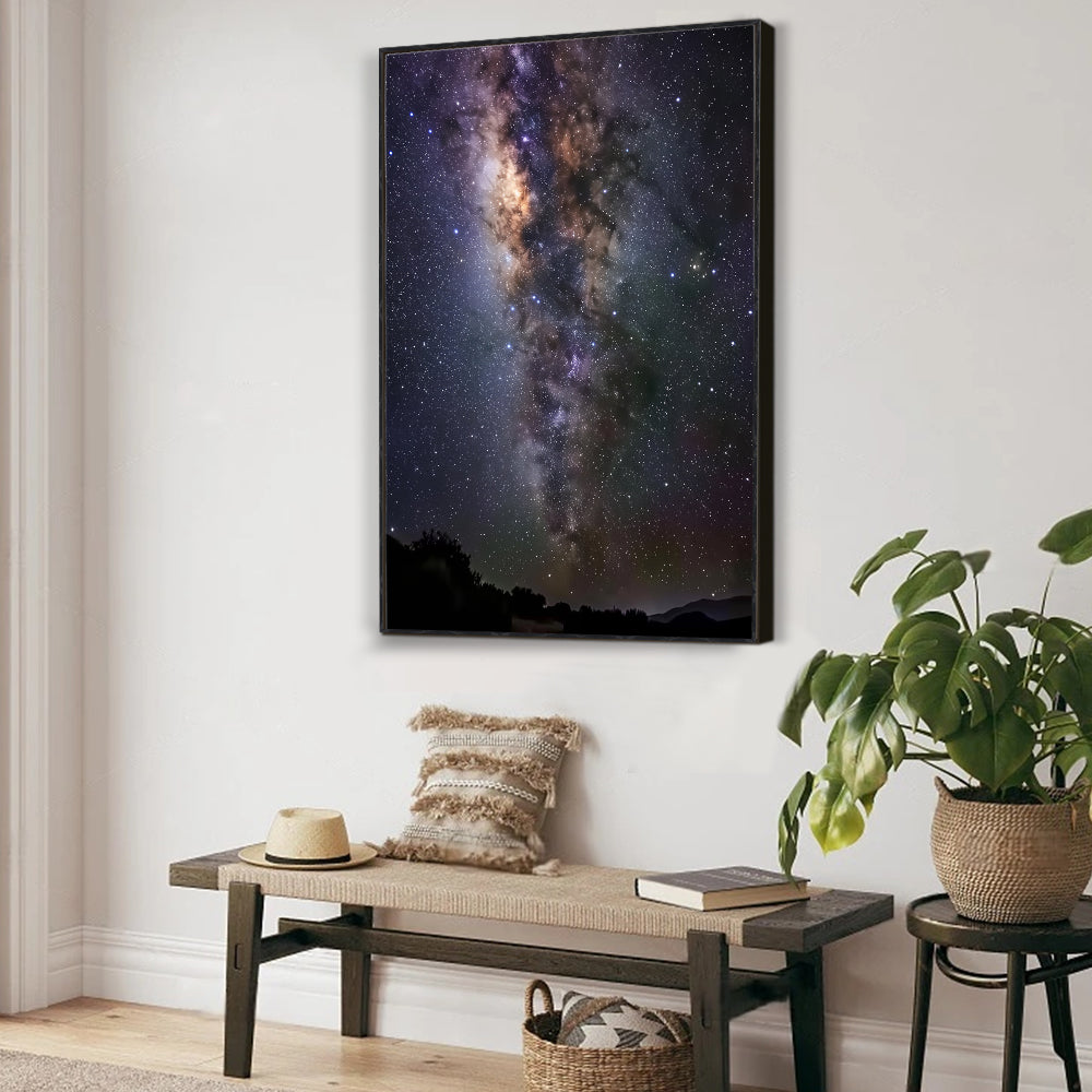 Eternal Galaxy Milky Way Canvas Wall Art