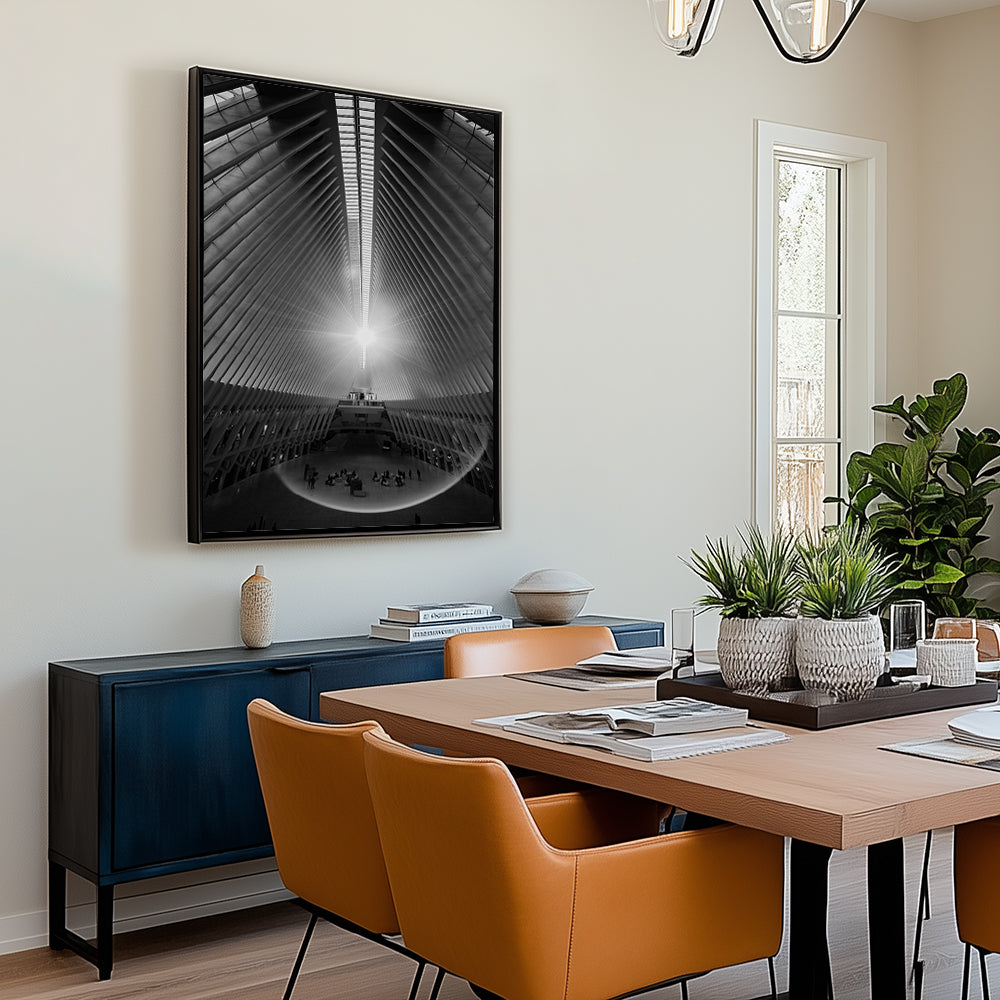 Cathedral Of Light – A Modern Architectural Wonder Canvas Wall Art