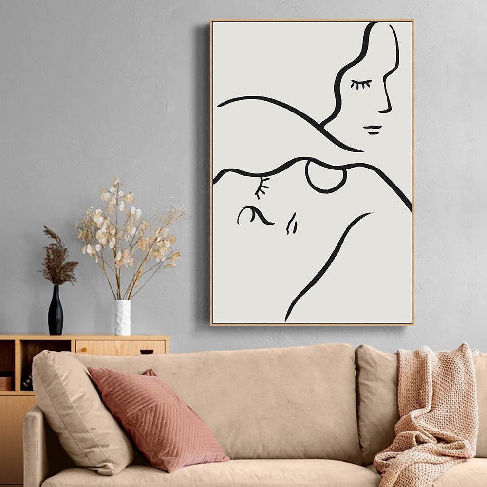 Minimalist Line Art Canvas Wall Art