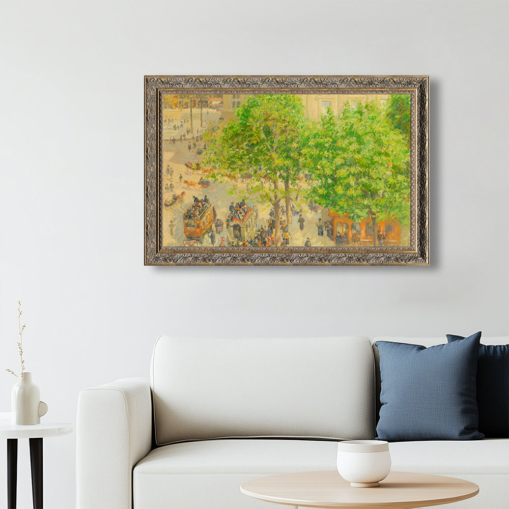 Place Du Théâtre-Français, Spring By Camille Pissarro