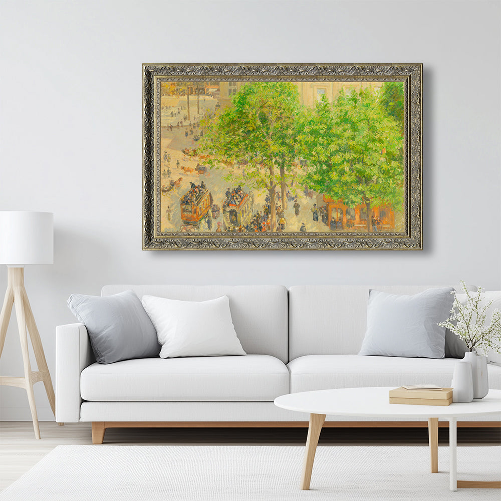 Place Du Théâtre-Français, Spring By Camille Pissarro