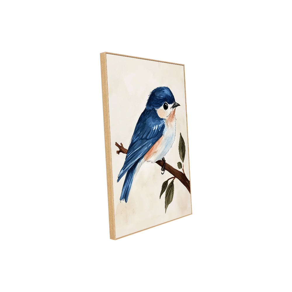 Charming Bluebird – Nature-Inspired Décor Canvas Wall Art
