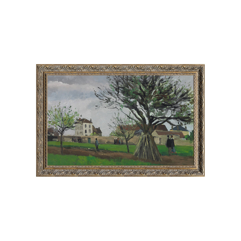 Apple Trees At Pontoise, The House Of Père Gallien By Camille Pissarro