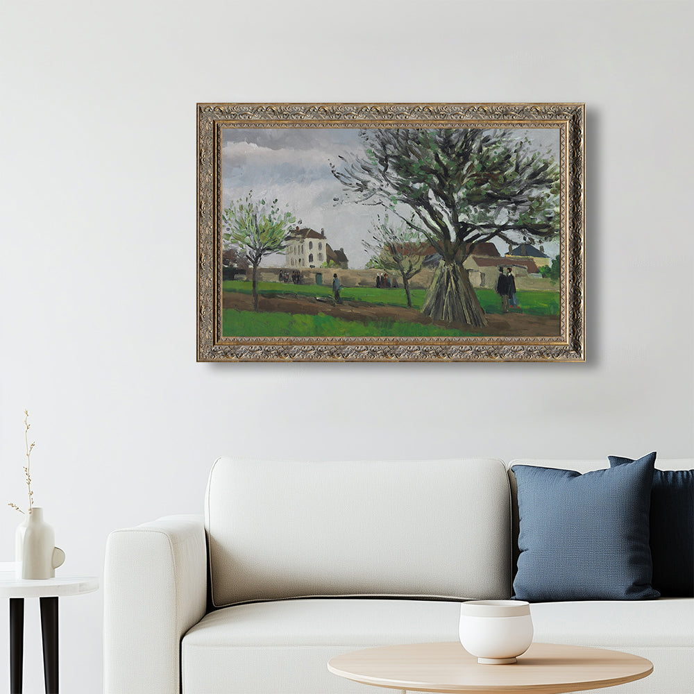 Apple Trees At Pontoise, The House Of Père Gallien By Camille Pissarro