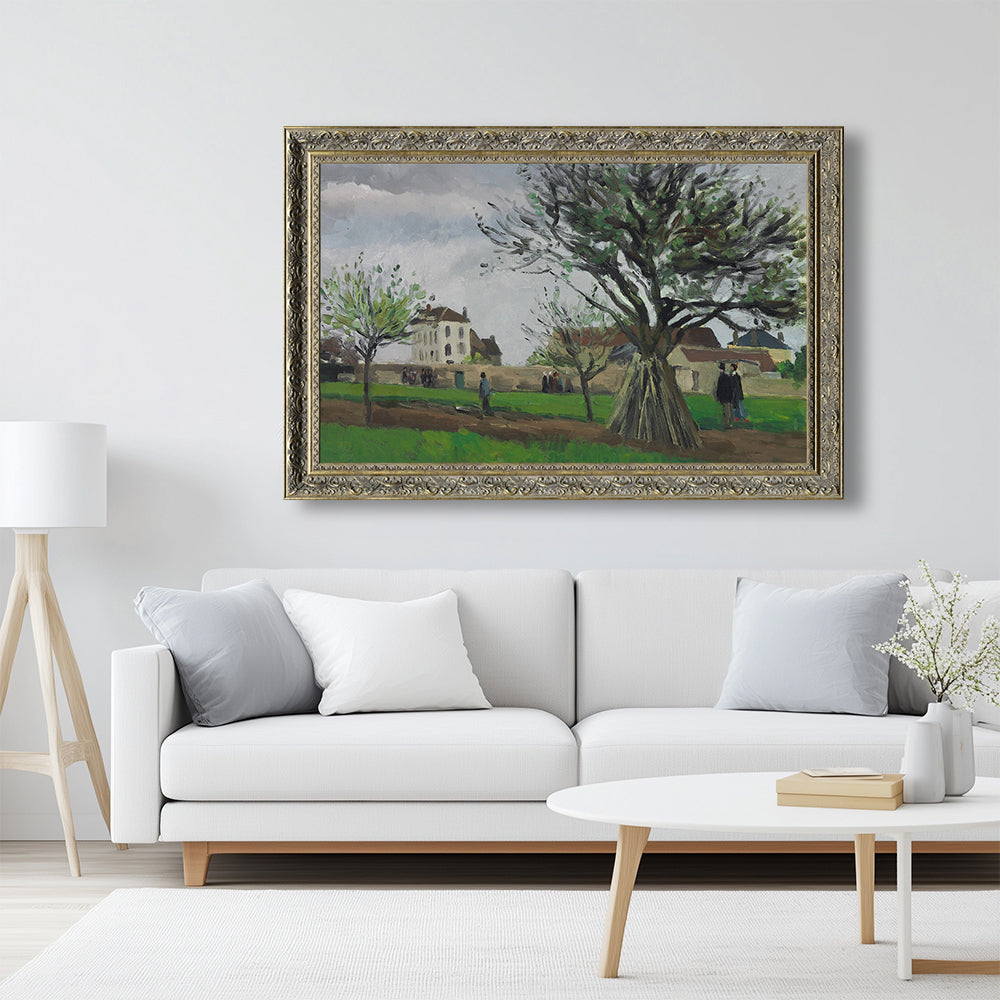 Apple Trees At Pontoise, The House Of Père Gallien By Camille Pissarro