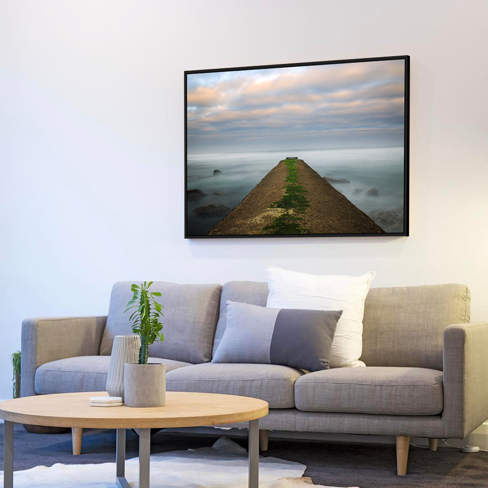 Serene Ocean Pier – Tranquility & Escape Canvas Wall Art