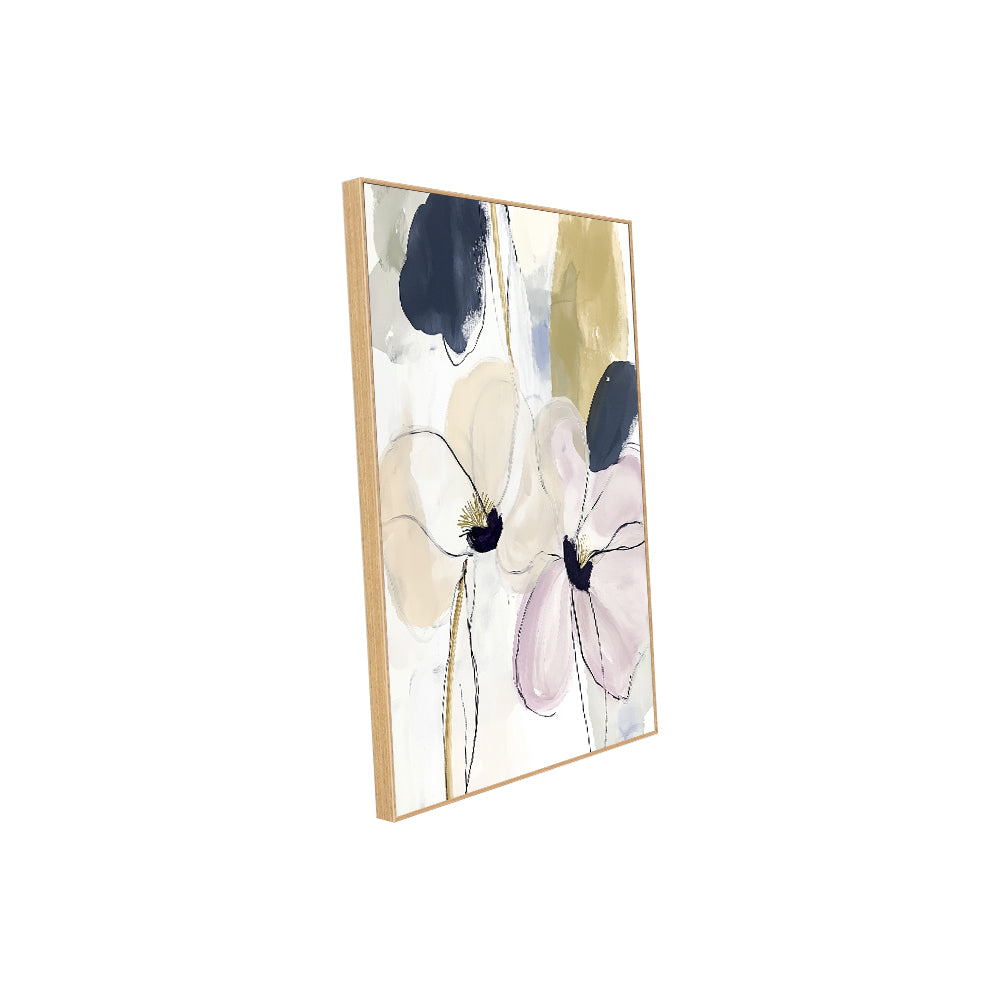 Elegant Floral – Soft Modern Design Canvas Wall Art