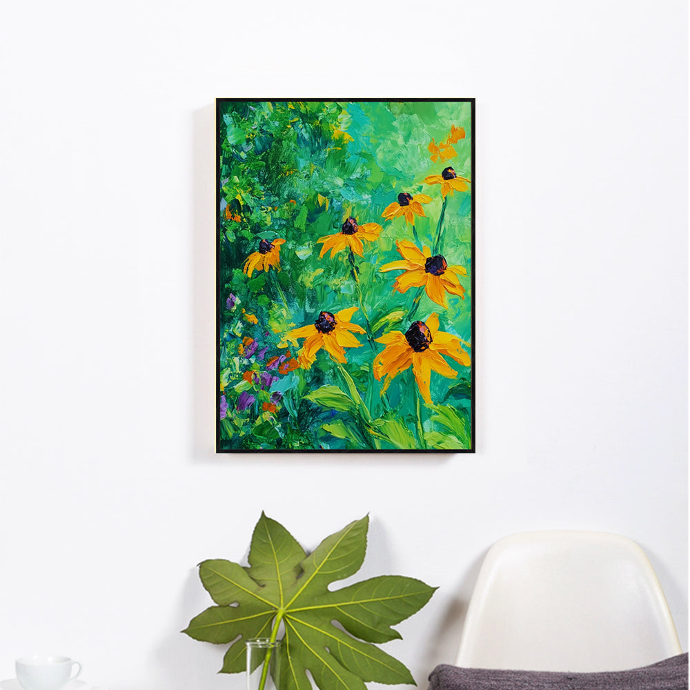 Vibrant Sunflower Garden Canvas Wall Art