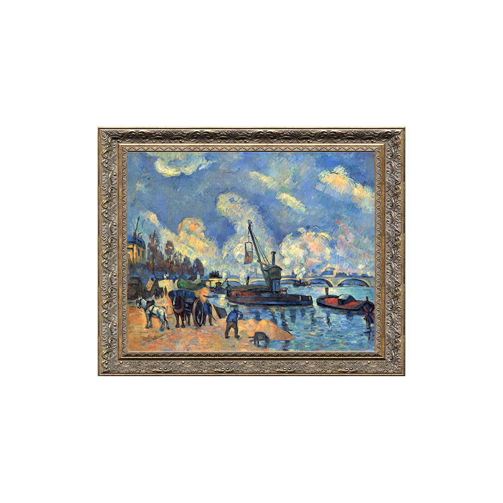 The Seine At Bercy By Paul Cézanne