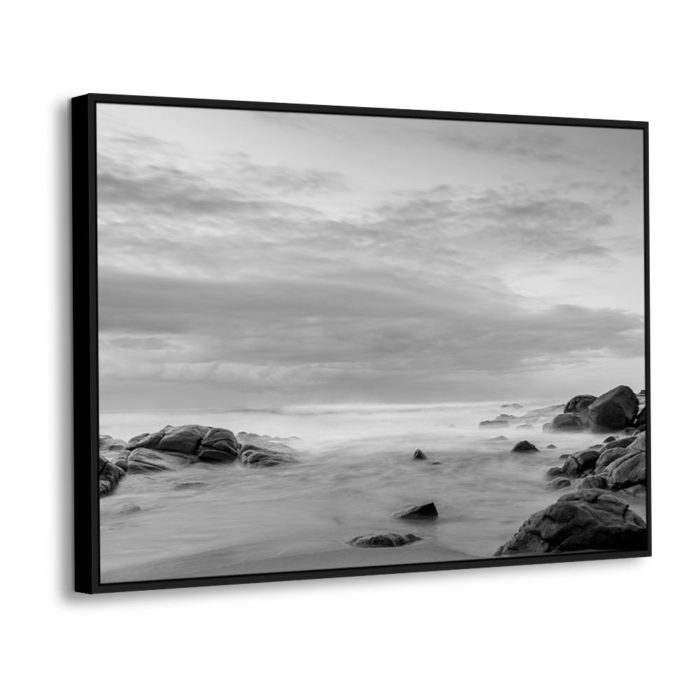 Tranquil Ocean Shoreline Canvas Wall Art