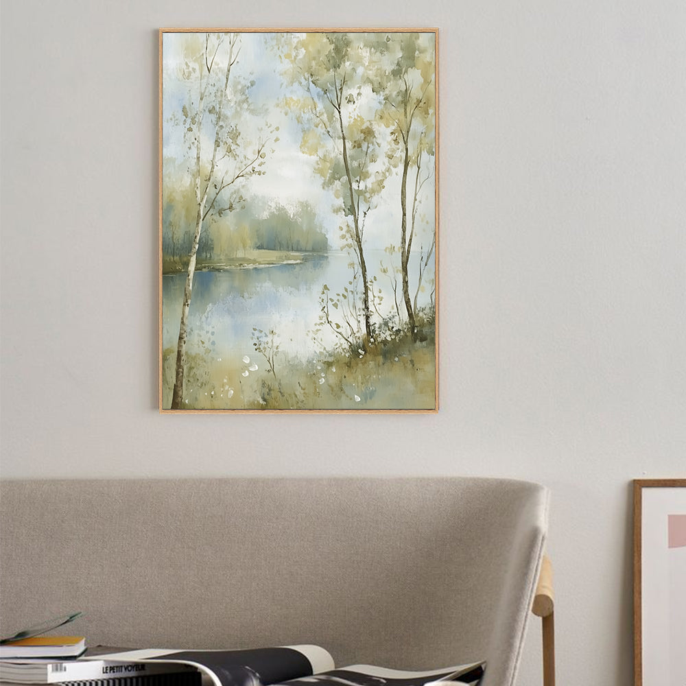 Serene Landscape – Tranquil Nature-Inspired Décor Canvas Wall Art
