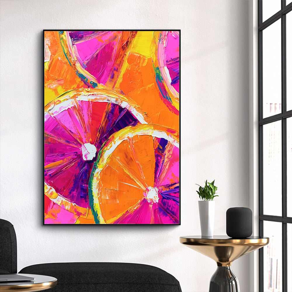 Citrus Burst Canvas Wall Art