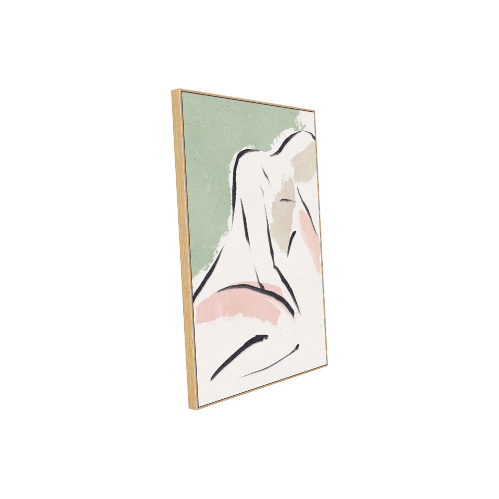 Pastel Figure Canvas Wall Art