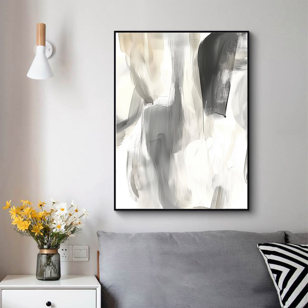 Monochrome Elegance Canvas Wall Art