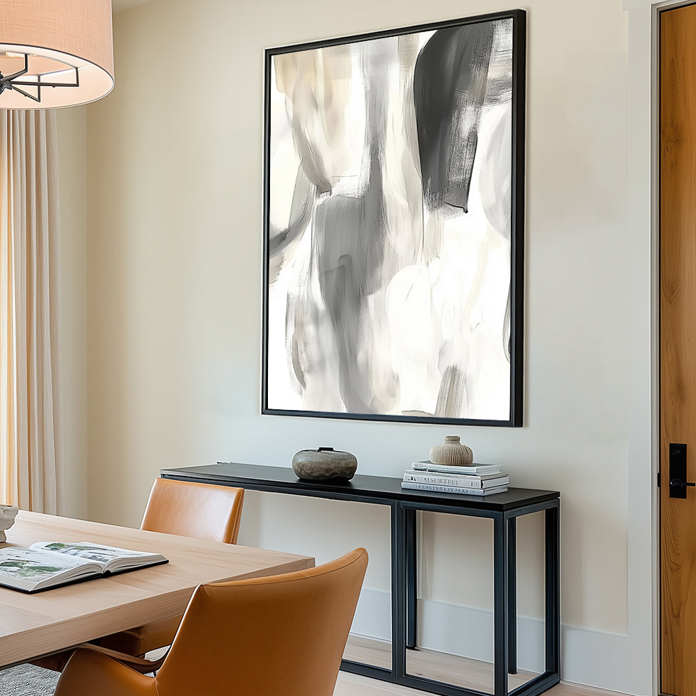 Monochrome Elegance Canvas Wall Art