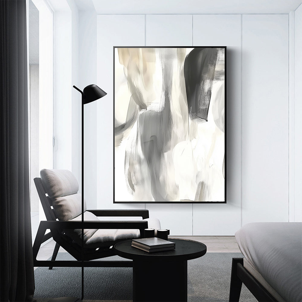 Monochrome Elegance Canvas Wall Art