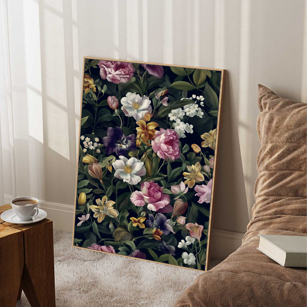 Enchanting Wildflower Garden Canvas Wall Art