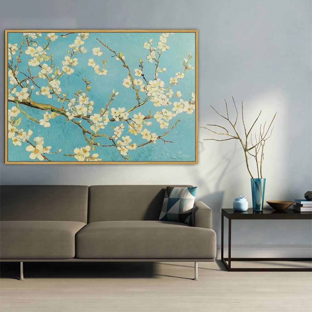 Blossoming Almond Tree Canvas Wall Art