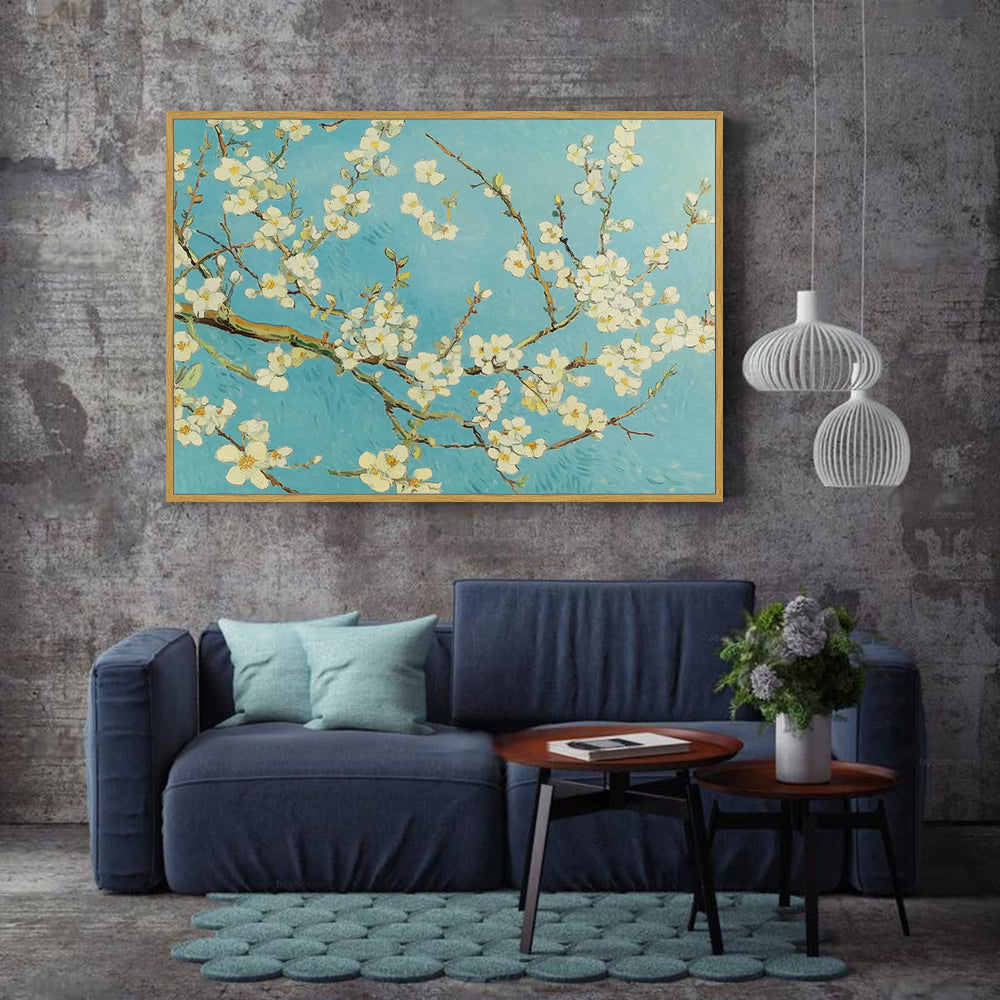 Blossoming Almond Tree Canvas Wall Art