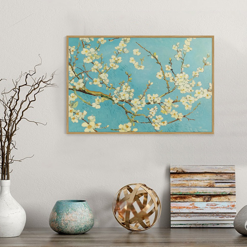 Blossoming Almond Tree Canvas Wall Art