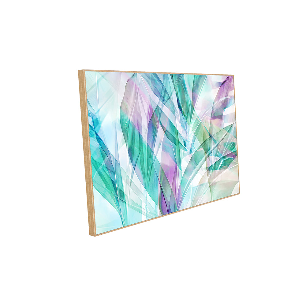 Elegant Leaf – Soft Pastel Botanical Design Canvas Wall Art