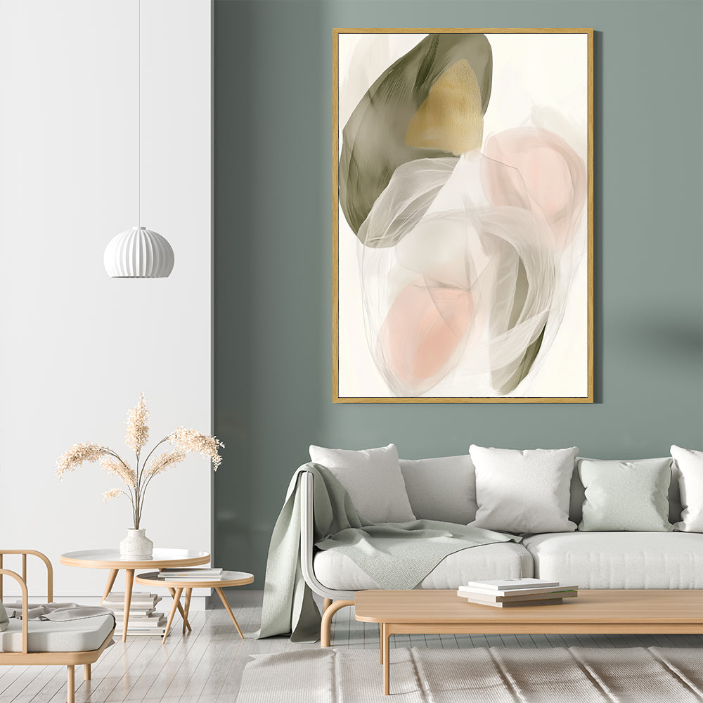 Soft Neutral Harmony Canvas Wall Art