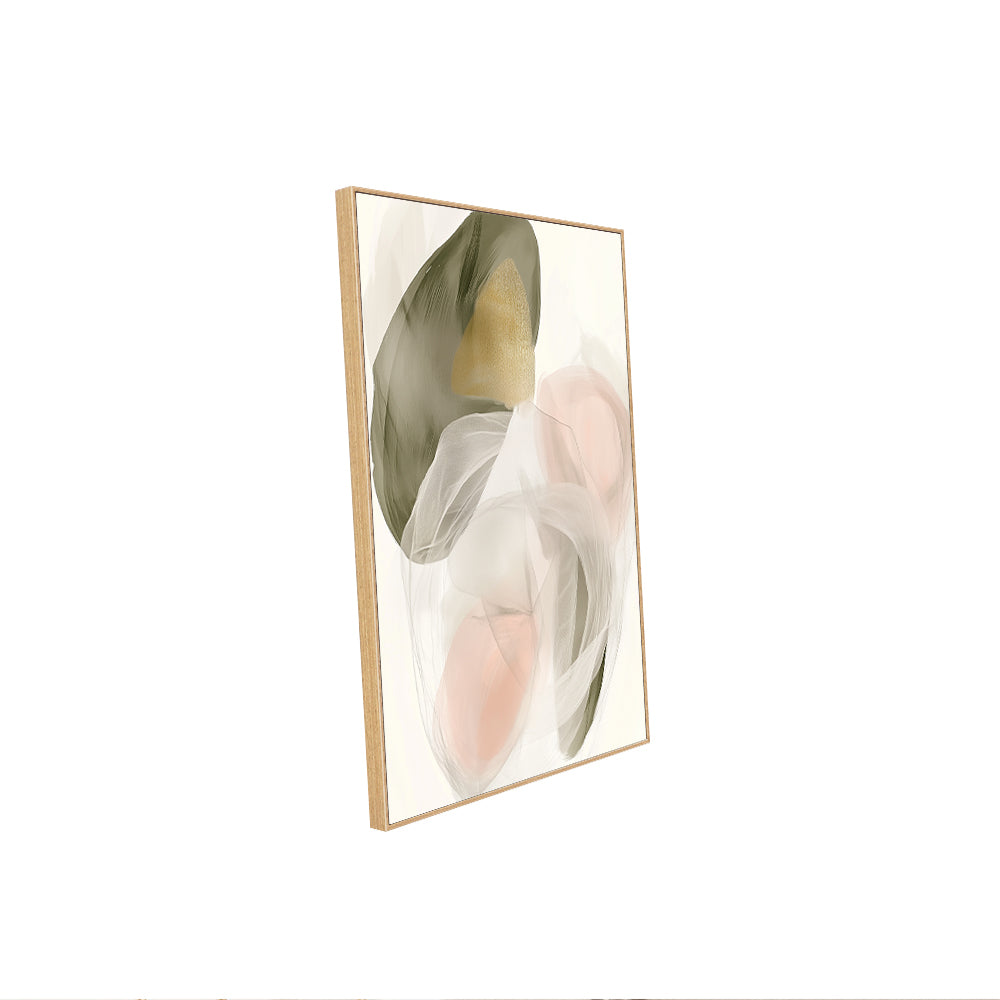 Soft Neutral Harmony Canvas Wall Art