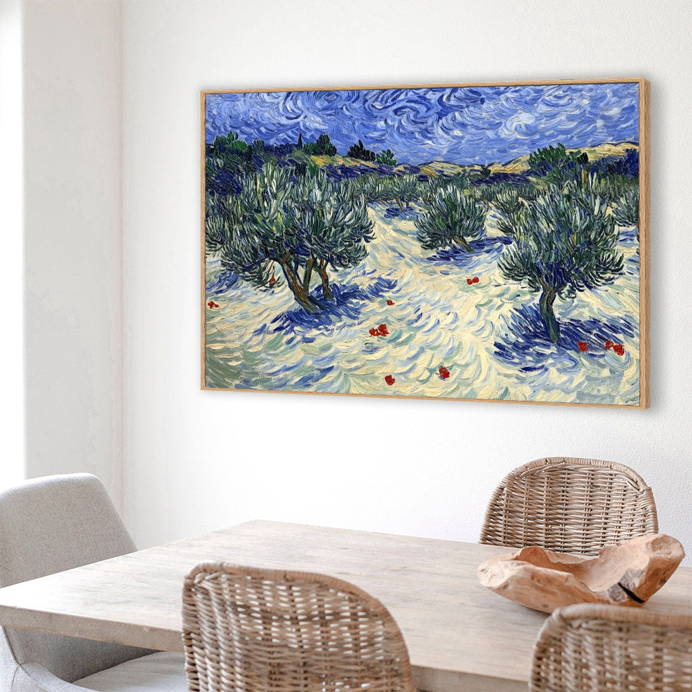Olive Grove - Inspired By Impressionist Landscapes Canvas Wall Art