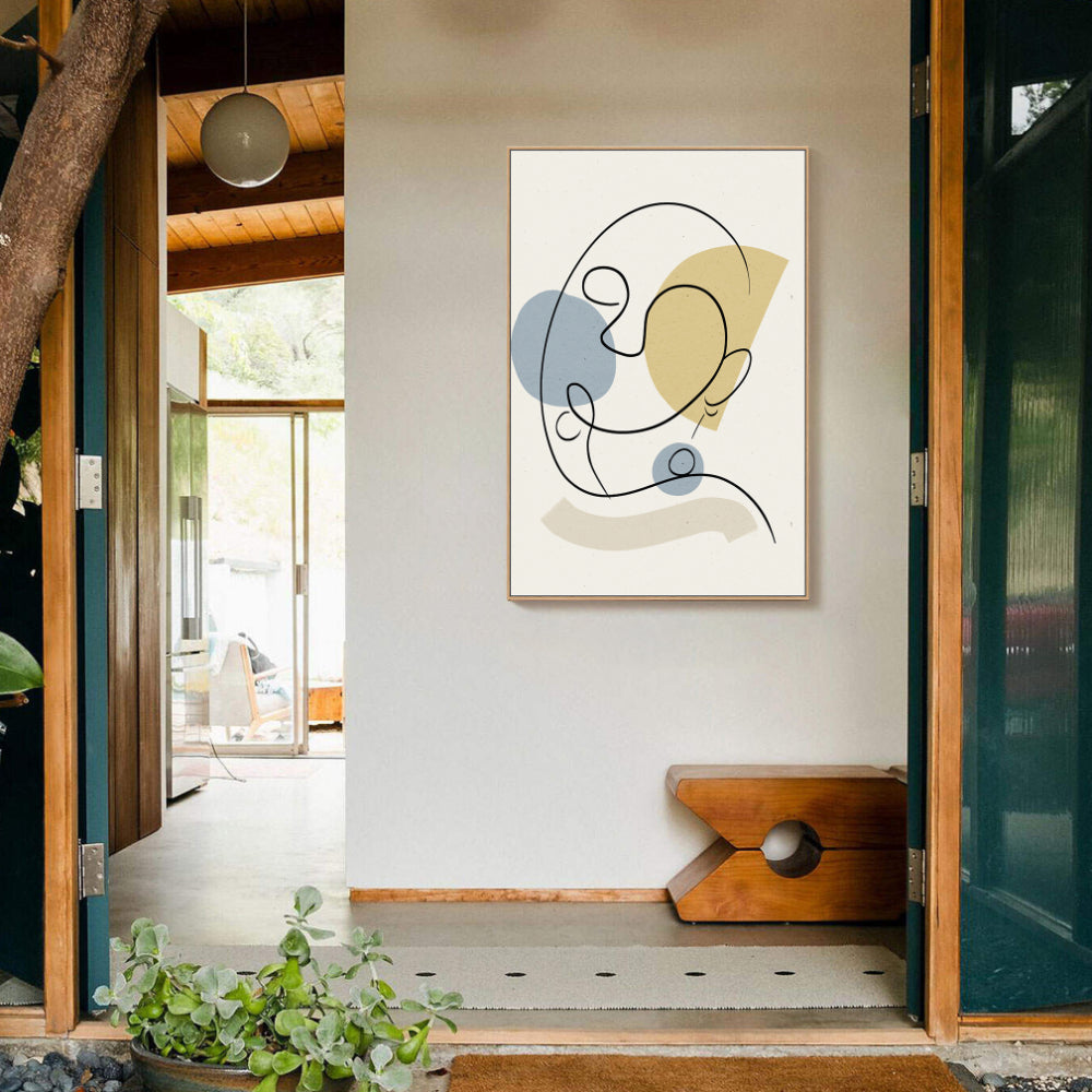Geometric Line Art Canvas Wall Art