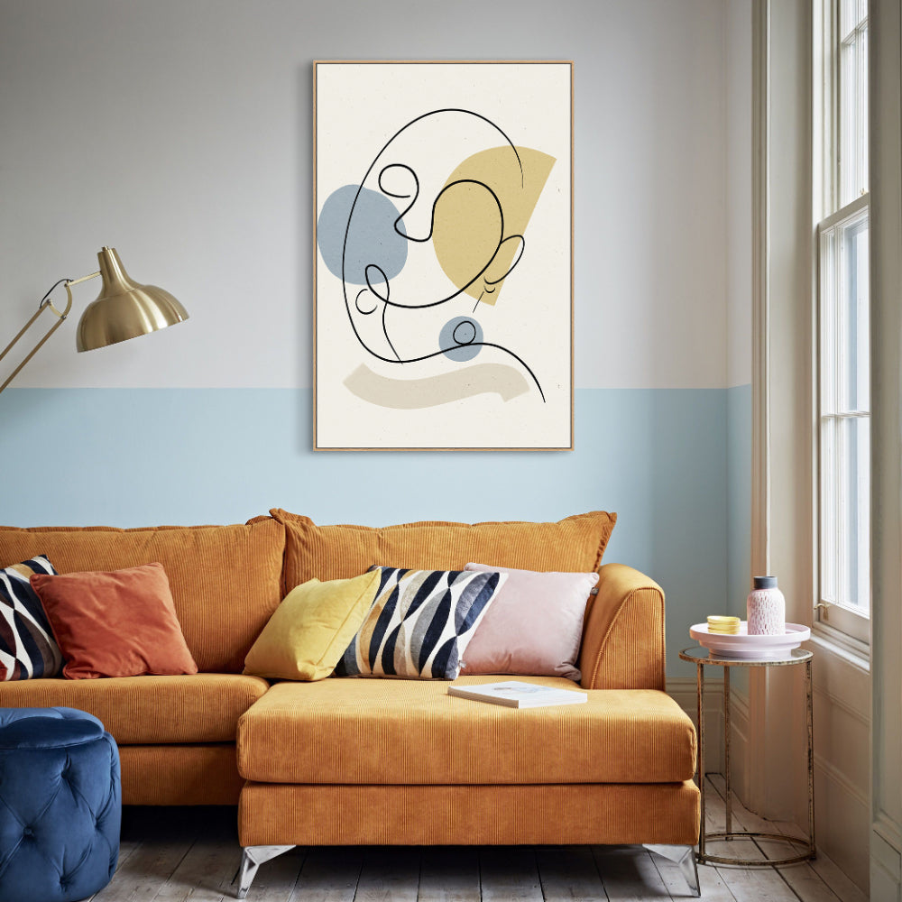 Geometric Line Art Canvas Wall Art