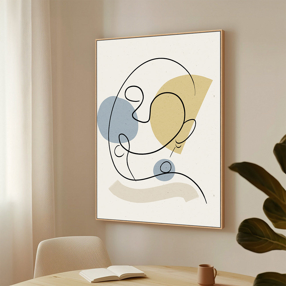 Geometric Line Art Canvas Wall Art