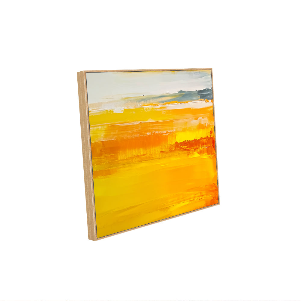 Golden Horizon Canvas Wall Art