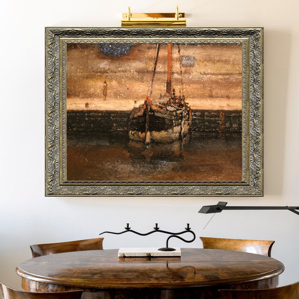 Fishing Boats On The Scheldt At Dordrecht By Vincent Van Gogh