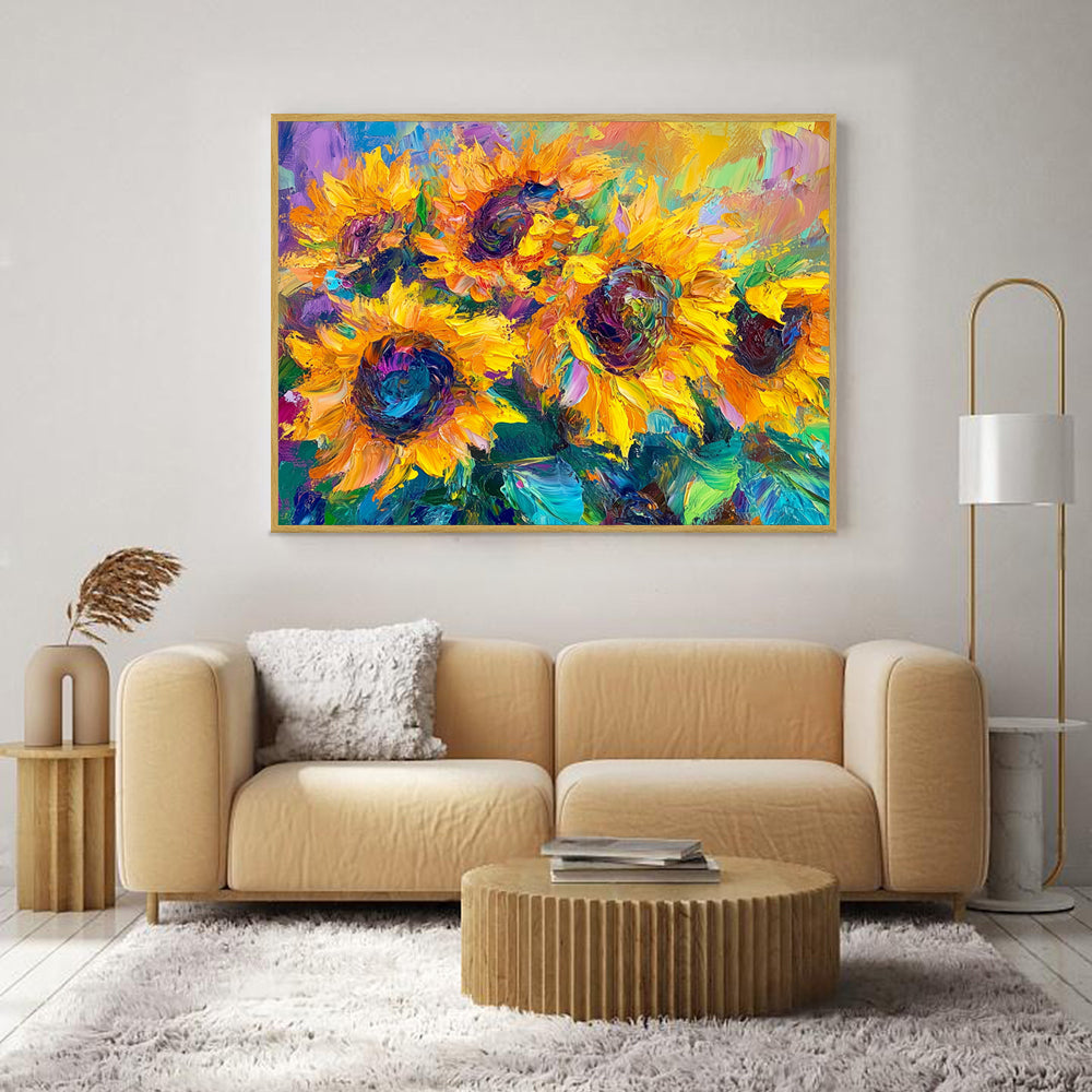 Radiant Sunflowers Canvas Wall Art