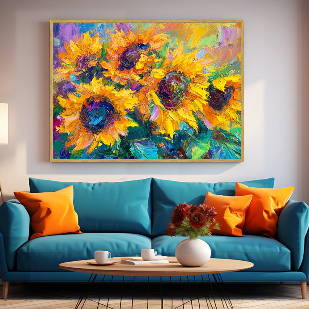 Radiant Sunflowers Canvas Wall Art