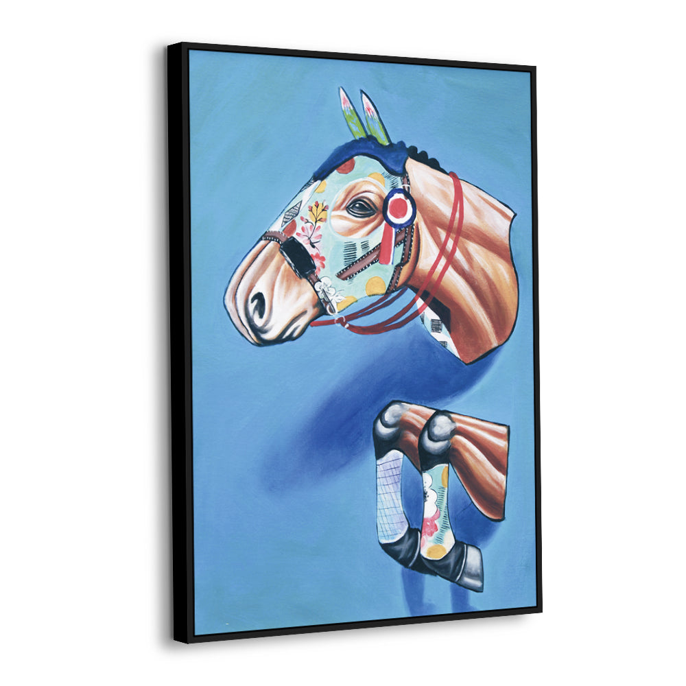 Artistic Horse Head Canvas Wall Art