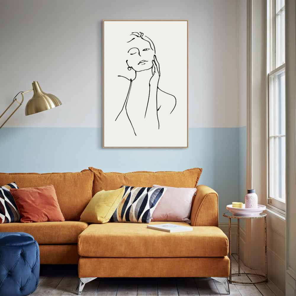 Elegant Minimalist Line Art Canvas Wall Art