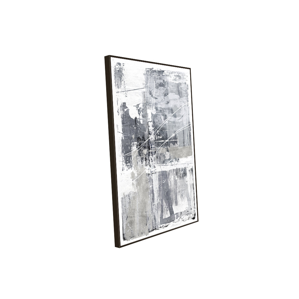 Monochrome Expressionist Design Canvas Wall Art