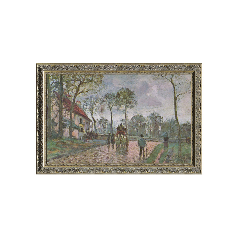 "Diligence Louveciennes" By Camille Pissarro