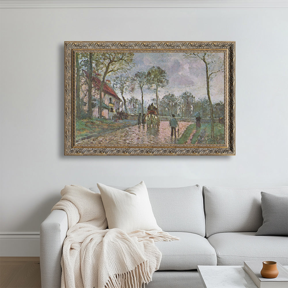 "Diligence Louveciennes" By Camille Pissarro