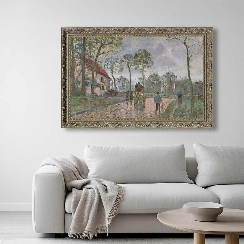 "Diligence Louveciennes" By Camille Pissarro