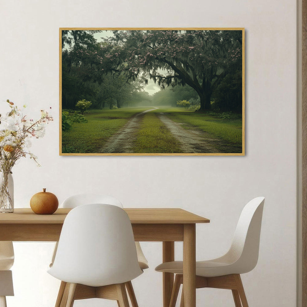 Tranquil Forest Path Canvas Wall Art