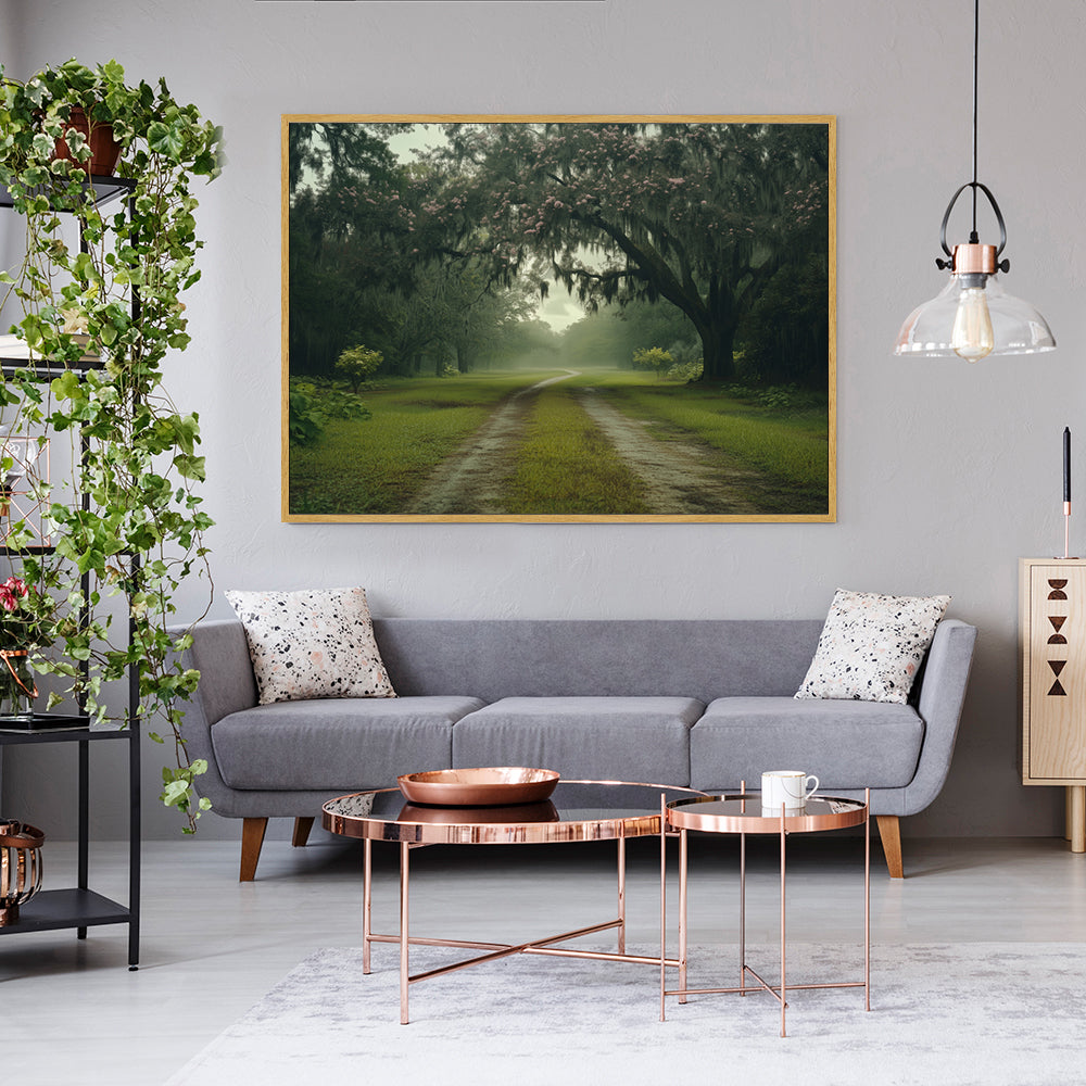 Tranquil Forest Path Canvas Wall Art